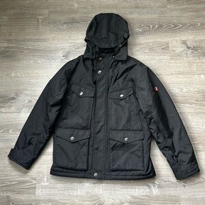 WELLENSTEYN Black Utility Outdoor Beljuga Winter Jacket